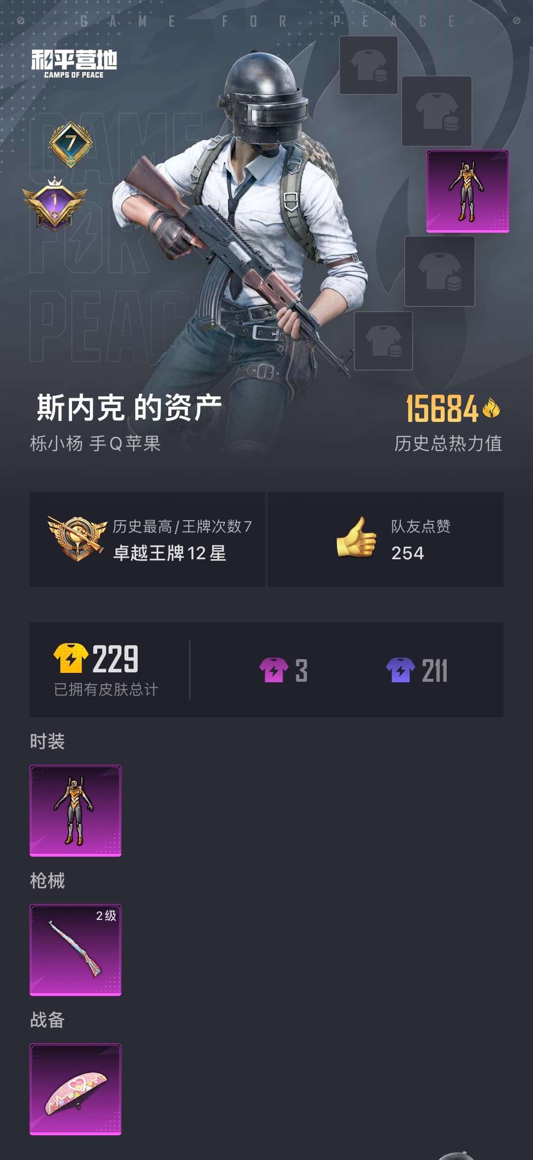 HPZM3300049和平精英账号详情图6